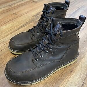 Keen Utility San Jose 6 Waterproof Work Boots Mens Dark Brown Leather Size 10D